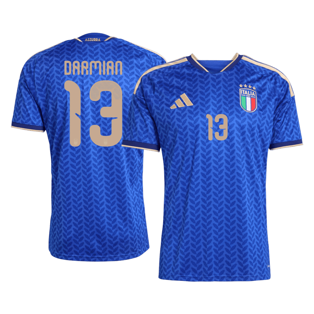 DARMIAN #13 Italy Home Soccer Jersey World Cup 2026