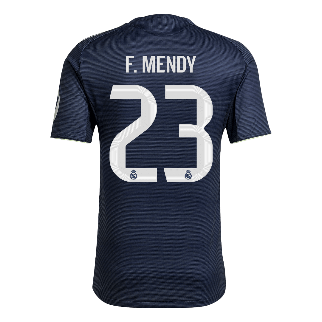 F.MENDY #23 Real Madrid Away Authentic Soccer Jersey 2025/26 - Image 3