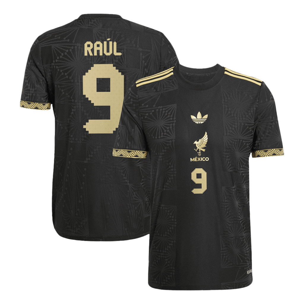 Authentic RAUL #9 Soccer Jersey Mexico Third Away Shirt 2025 Gold Cup