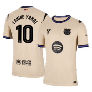 Authentic LAMINE YAMAL #10 Soccer Jersey Barcelona x Kobe Bryant Away Shirt 2025/26 - UCL