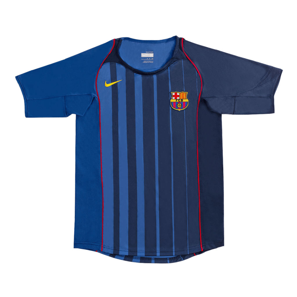 Retro 2004/05 Barcelona Away Soccer Jersey