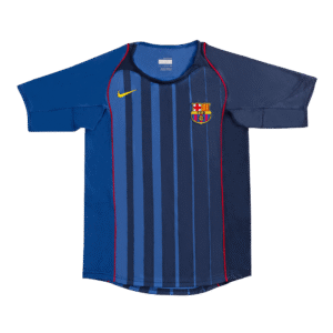 Retro 2004/05 Barcelona Away Soccer Jersey
