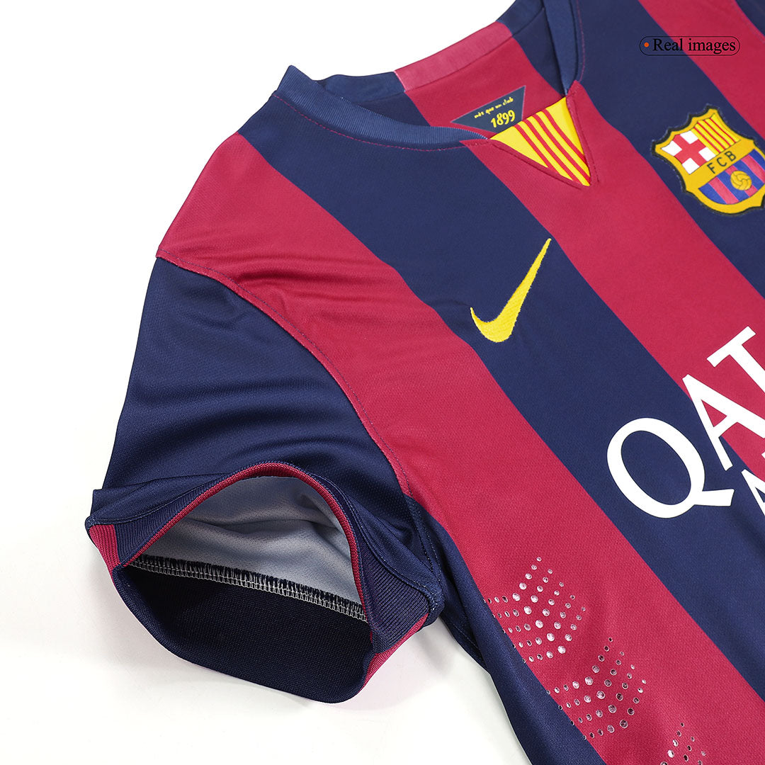 Retro Soccer Jersey Barcelona Home 2014/15 - Image 4