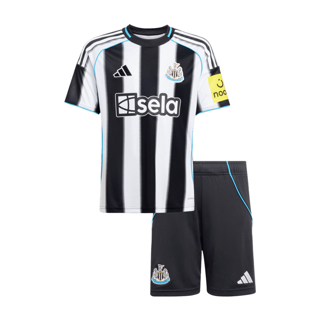 Newcastle United Home Kids Soccer Jerseys Kit 2025/26