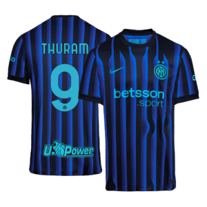 THURAM #9 Inter Milan Home Soccer Jersey 2025/26