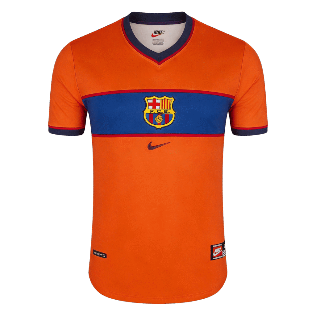 Retro Soccer Jersey Barcelona Third Away 1998/99