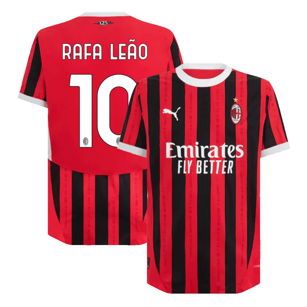 RAFA LEAO #10 Soccer Jersey AC Milan Home Shirt 2024/25
