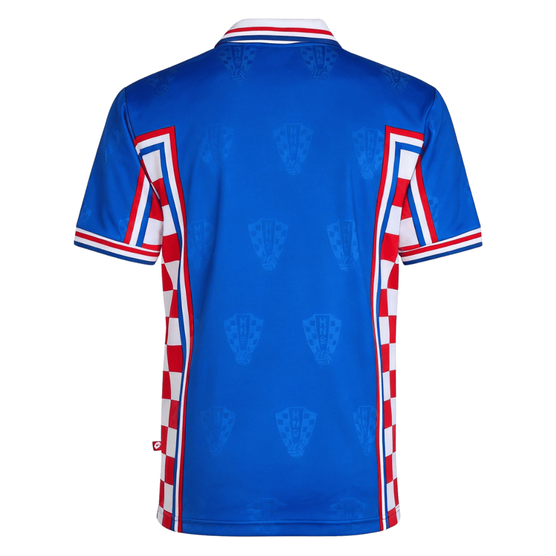 Retro Soccer Jersey Croatia Away World Cup 1998 - Image 7