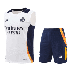 Real Madrid Pre-Match Soccer Jersey Vest Kit(Jersey+Shorts) 2024/25