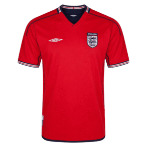 Retro Soccer Jersey England Away World Cup 2002