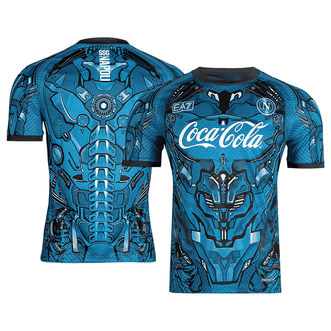 Napoli Pre-Match Soccer Jersey 2025/26 Blue - Image 2