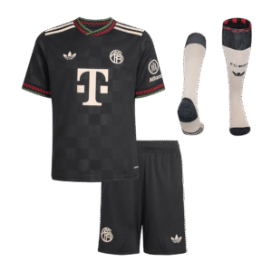 Bayern Munich Third Away Kids Soccer Jerseys Full Kit 2025/26