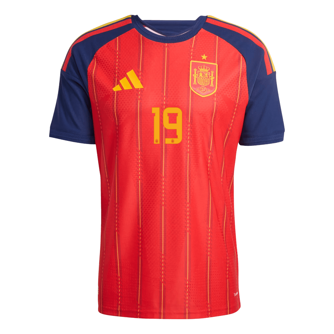 LAMINE YAMAL #19 Spain Home Player Version Jersey World Cup 2026 - Image 3