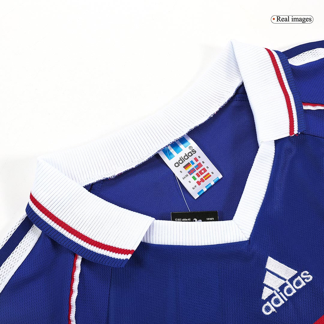 Retro HENRY #12 1998 France Home Soccer Jersey - Image 7