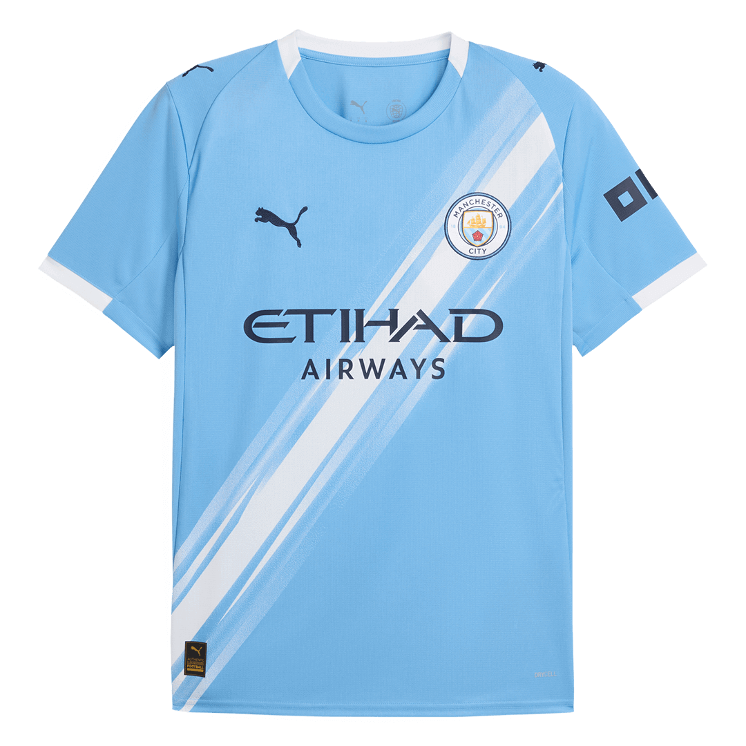 Manchester City Home Soccer Jersey 2025/26 Blue - Image 2