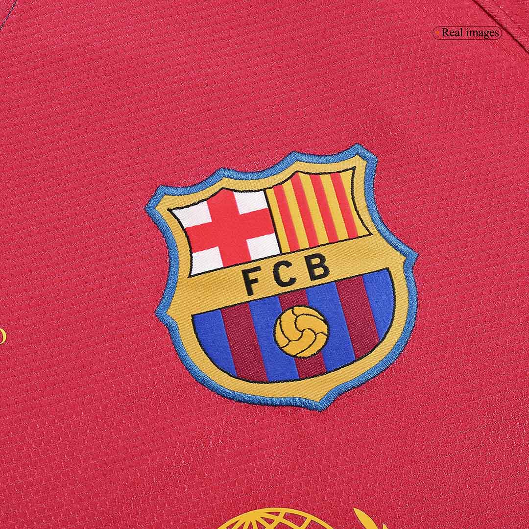 Retro Jersey XAVI #6 Barcelona Retro Jersey Home Long Sleeve Soccer Shirt 2008/09 - UCL Final - Image 8