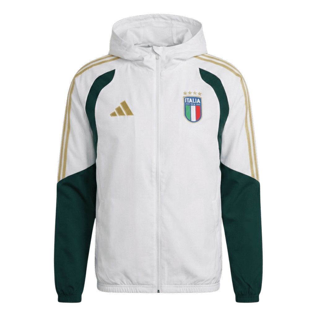 Italy Hoodie Jacket 2026 - White