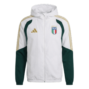 Italy Hoodie Training Tracksuit Jacket 2026 White