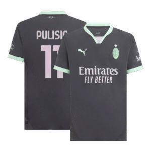 Authentic PULISIC #11 Soccer Jersey AC Milan Third Away Shirt 2024/25