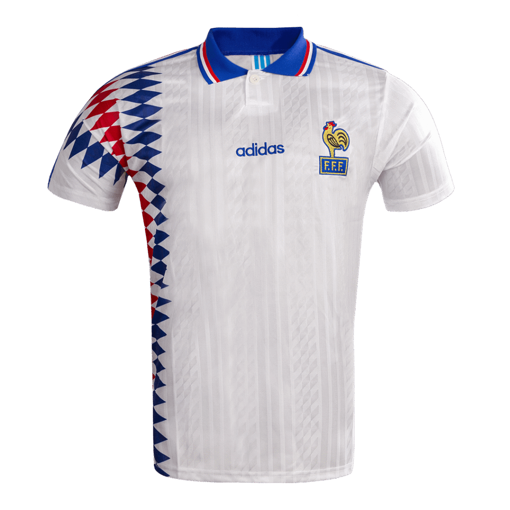 Retro 1994 France Away Soccer Jersey