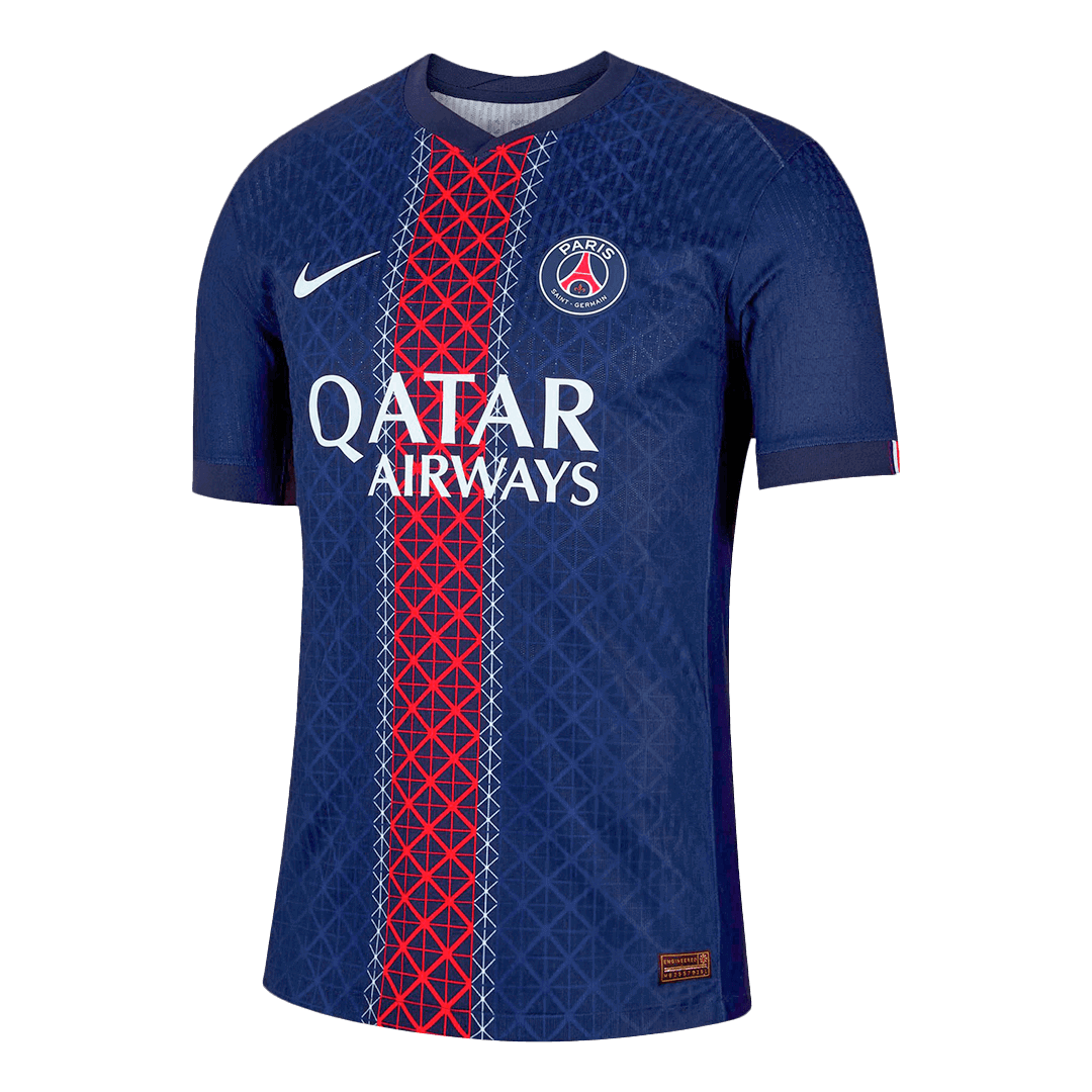 JOÃO NEVES #87 PSG Home Authentic Soccer Jersey 2025/26 - Image 10