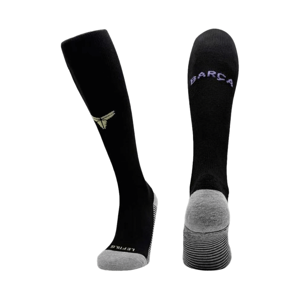 Barcelona Away Soccer Socks 2025/26 Kids