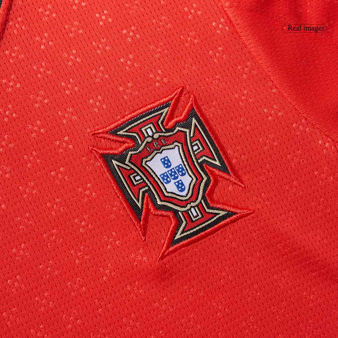 Kid's Portugal Home Soccer Jersey Kit(Jersey+Shorts) 2025 Red - Image 10