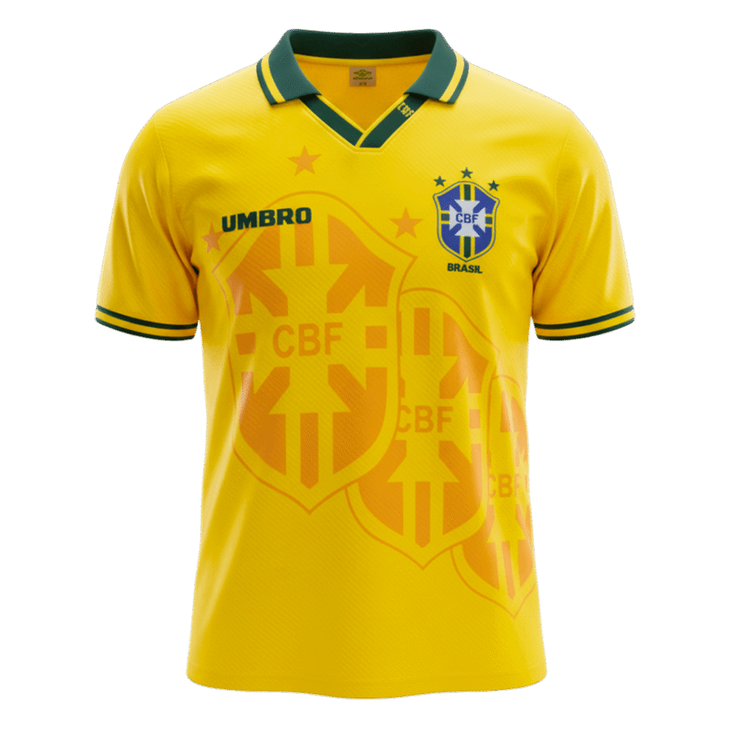 Retro Soccer Jersey Brazil Home 1994