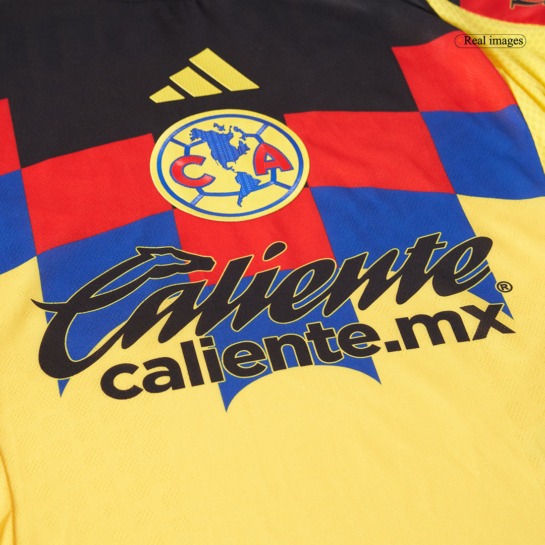 Authentic Club America Home Soccer Jersey 2025/26 Yellow - Image 10