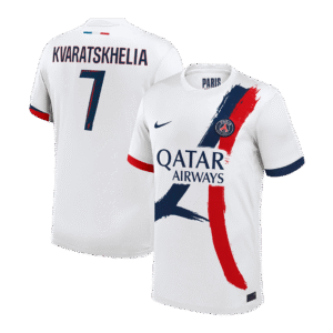 PSG Jersey Custom KVARATSKHELIA #7 PSG Soccer Jersey Away 2024/25