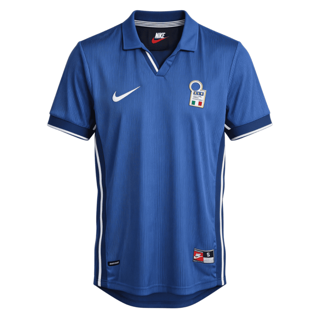 Retro Soccer Jersey Italy Home World Cup 1998