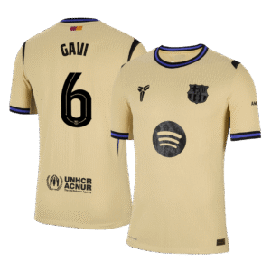 GAVI #6 Barcelona Away Authentic Soccer Jersey 2025/26 - UCL