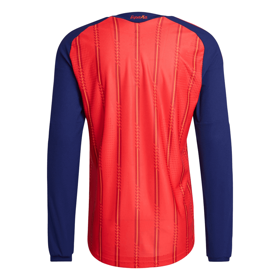 Spain Home Long Sleeve Player Version Jersey World Cup 2026 - Image 3