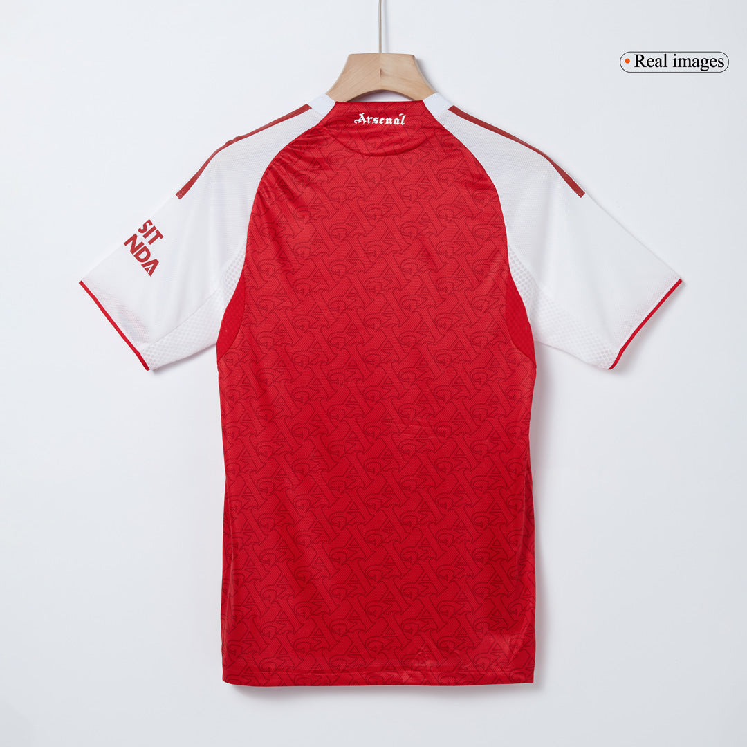 Arsenal Authentic SALIBA #2 Soccer Jersey 2025/26 - Image 2