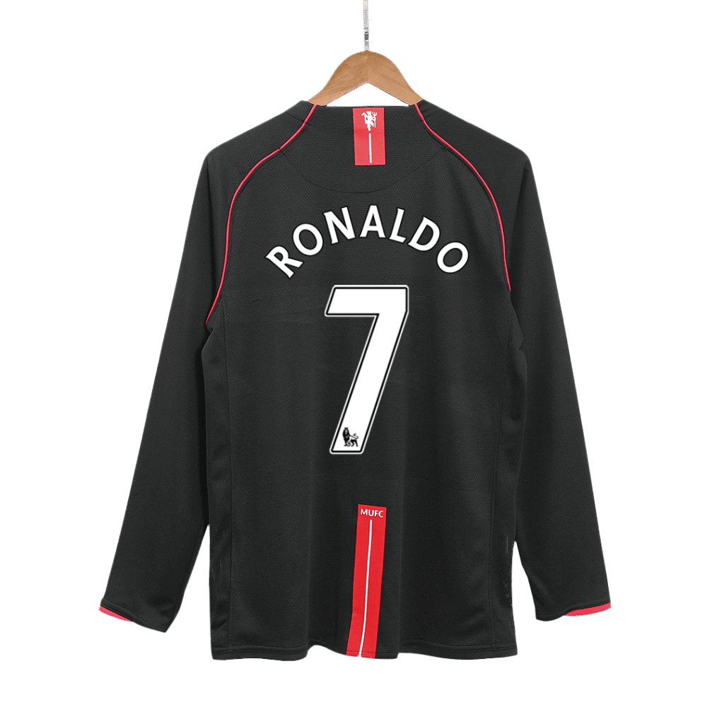 Manchester United RONALDO #7 Retro Jersey Away Soccer Shirt 2007/08