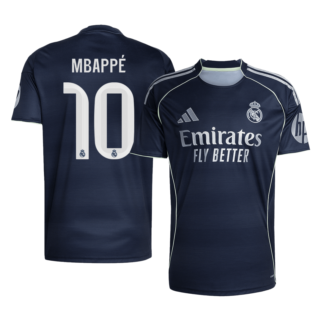 MBAPPÉ #10 Real Madrid Soccer Jersey Away Custom Shirt 2025/26