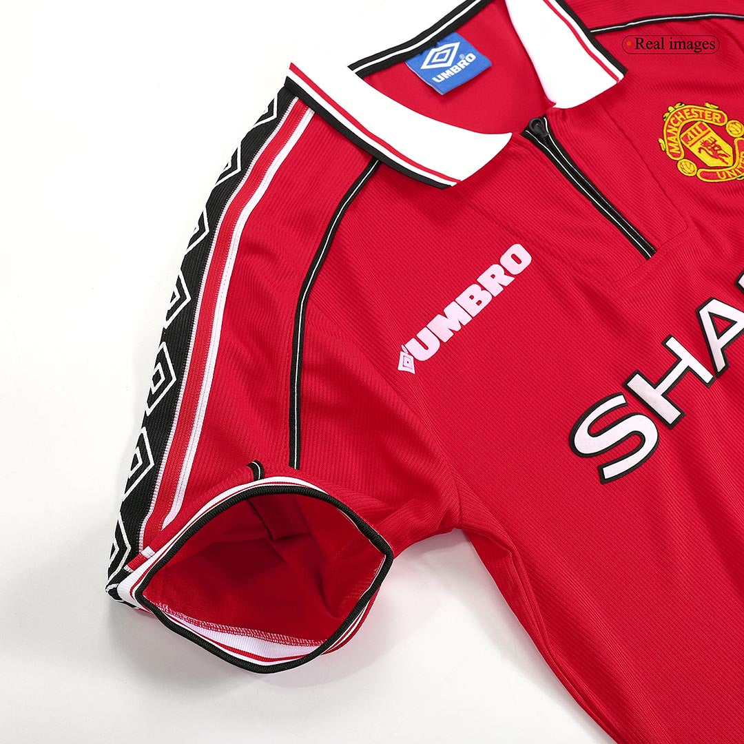 Retro Soccer Jersey Manchester United Home 98/00 - Image 3