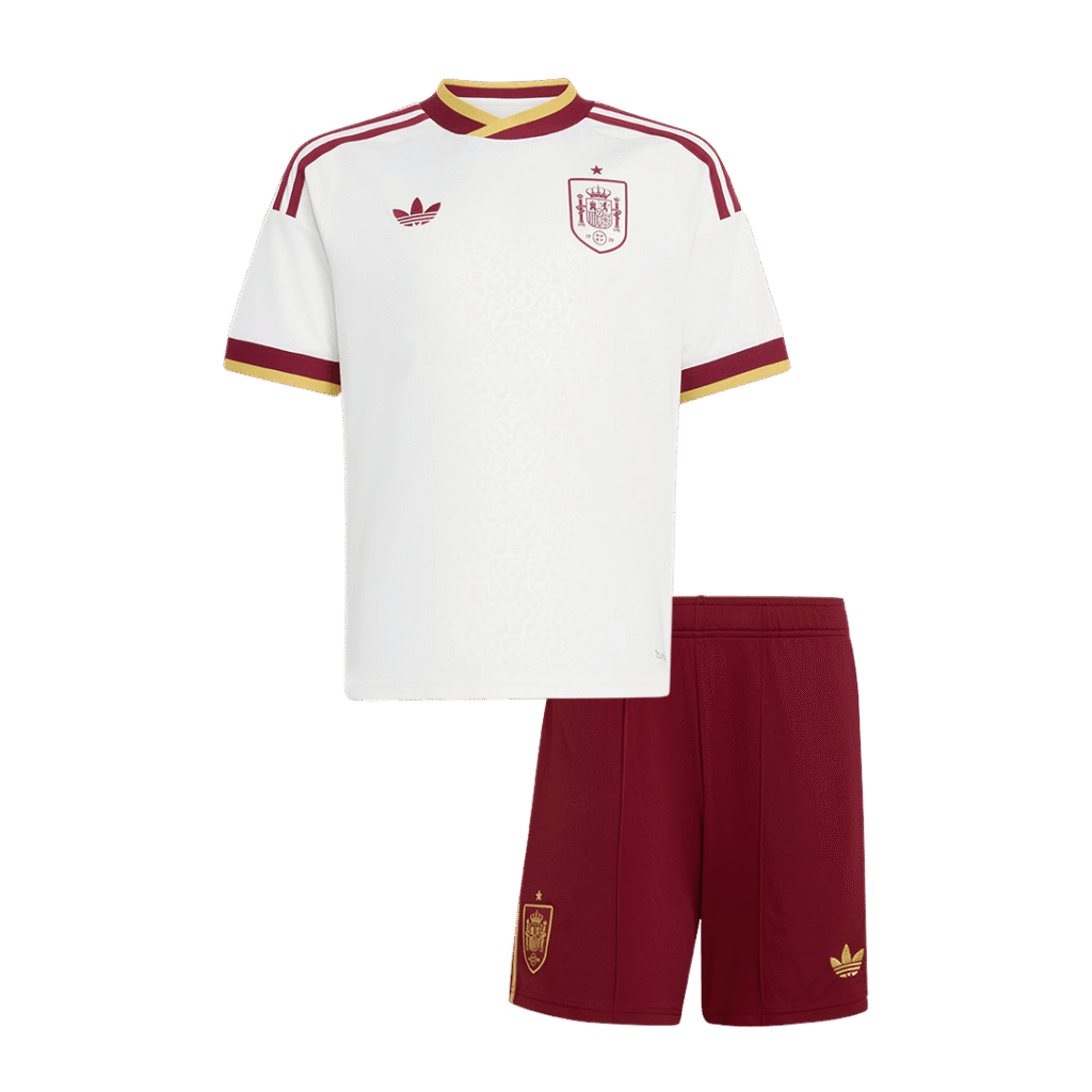 Spain Away Kids Soccer Jerseys Kit World Cup 2026