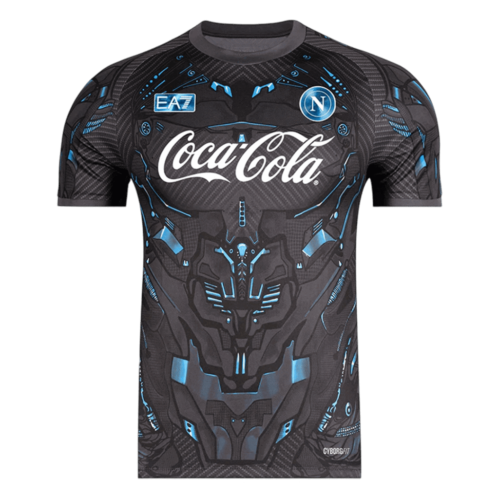 Napoli Pre-Match Soccer Jersey 2025/26 Black