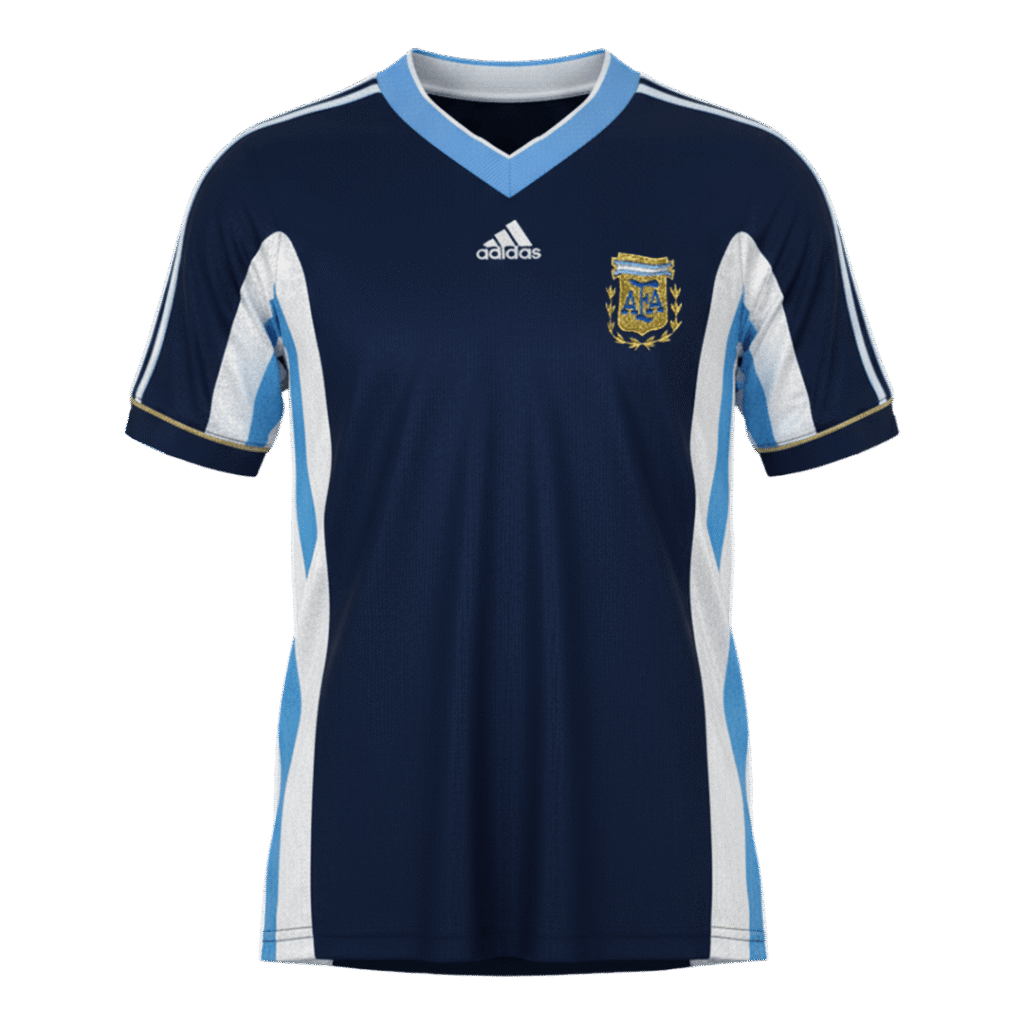 Retro Soccer Jersey Argentina Away 1998