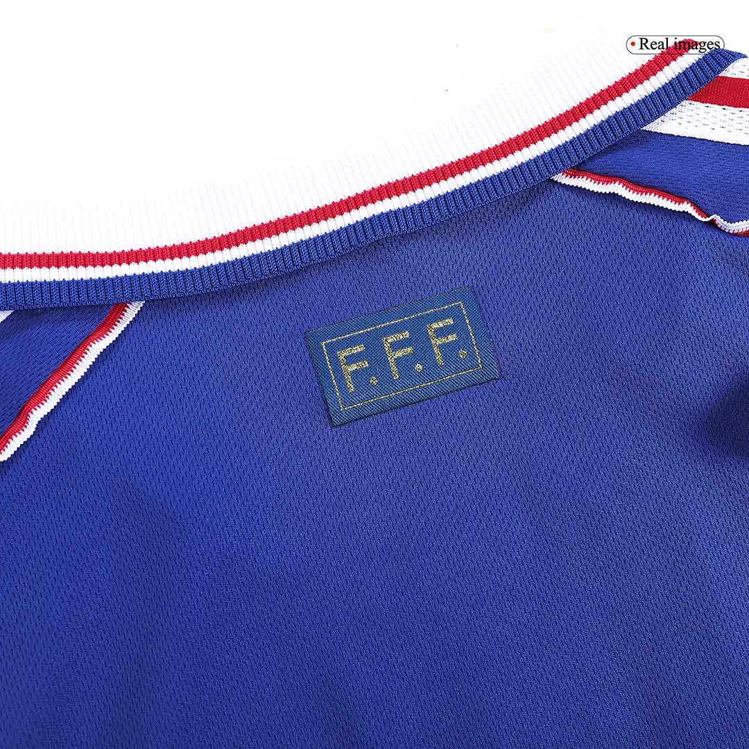Retro HENRY #12 1998 France Home Soccer Jersey - Image 3