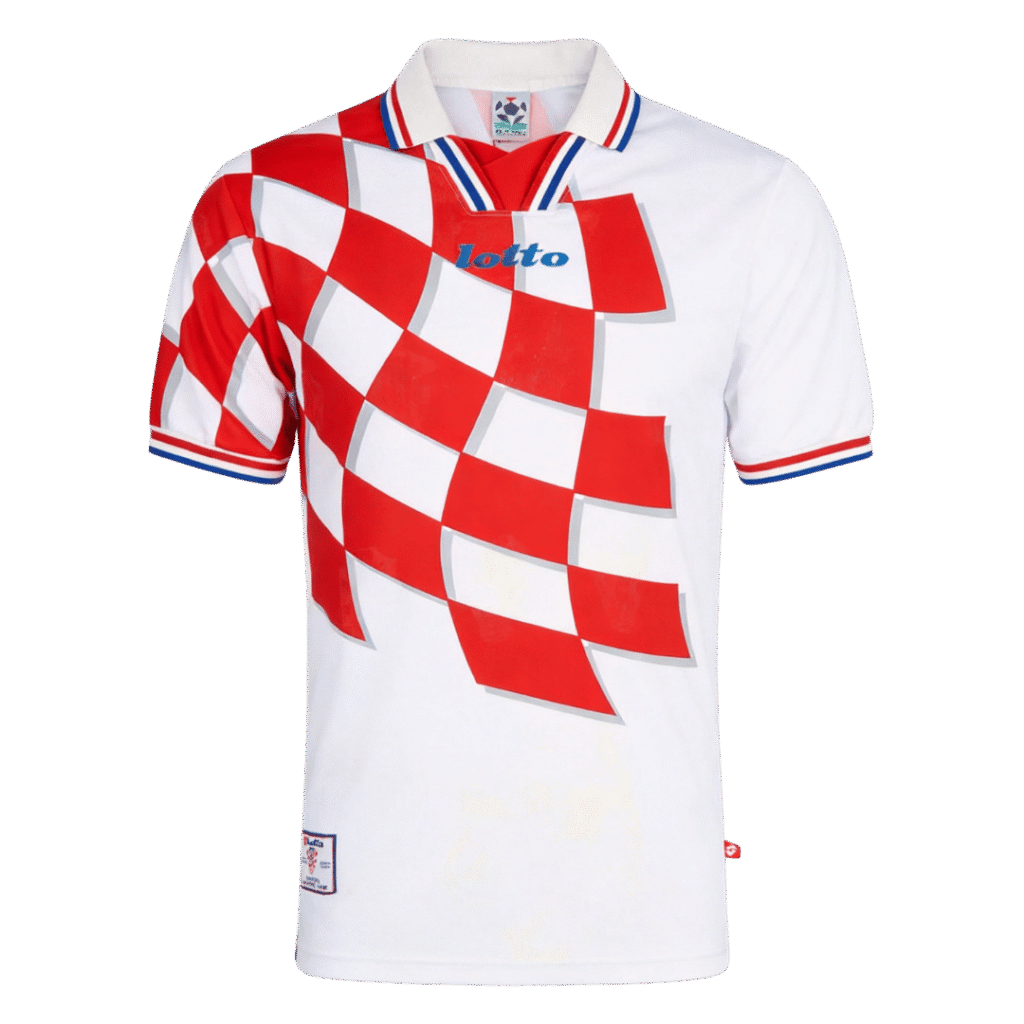 Retro Soccer Jersey Croatia Home World Cup 1998