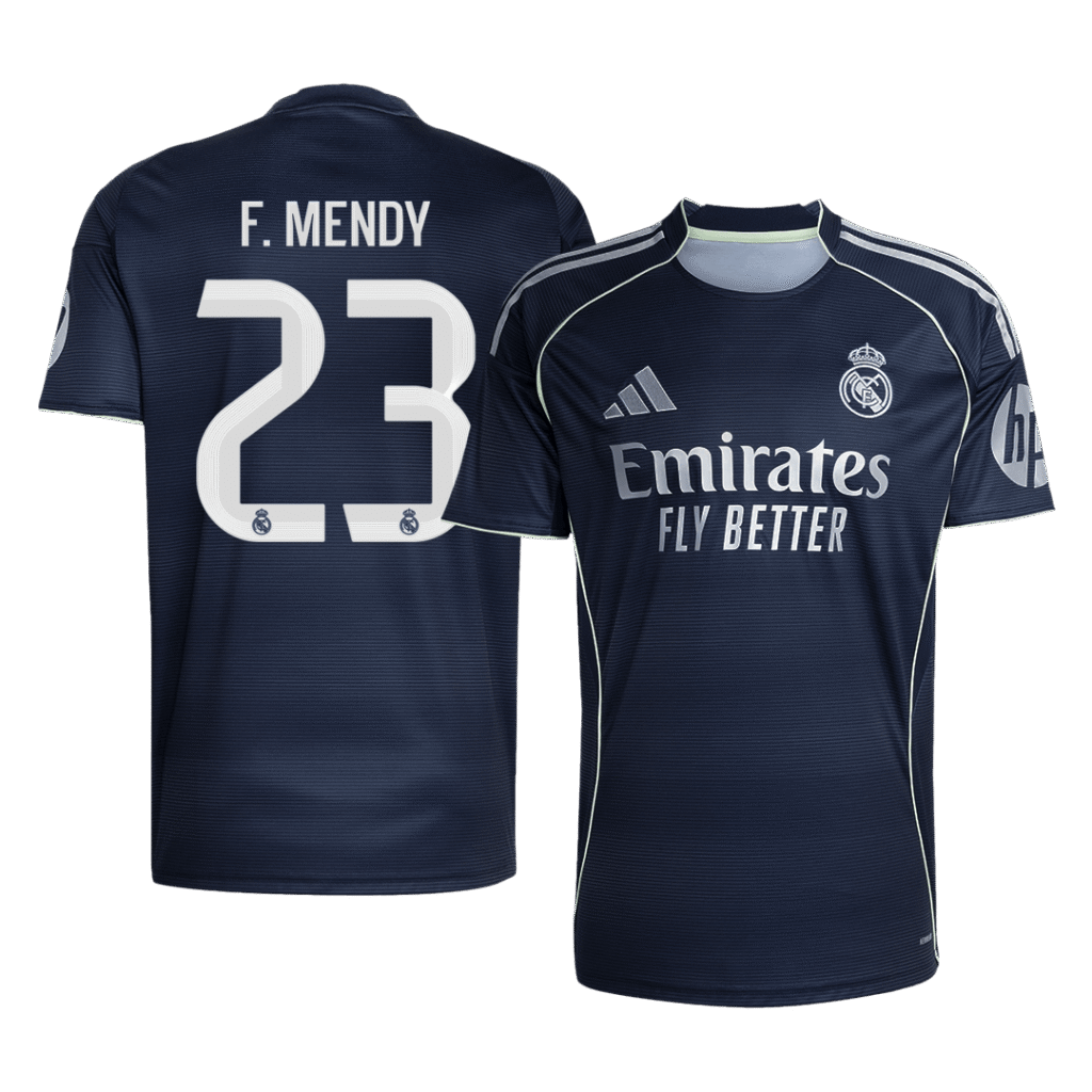 F.MENDY #23 Real Madrid Away Soccer Jersey 2025/26