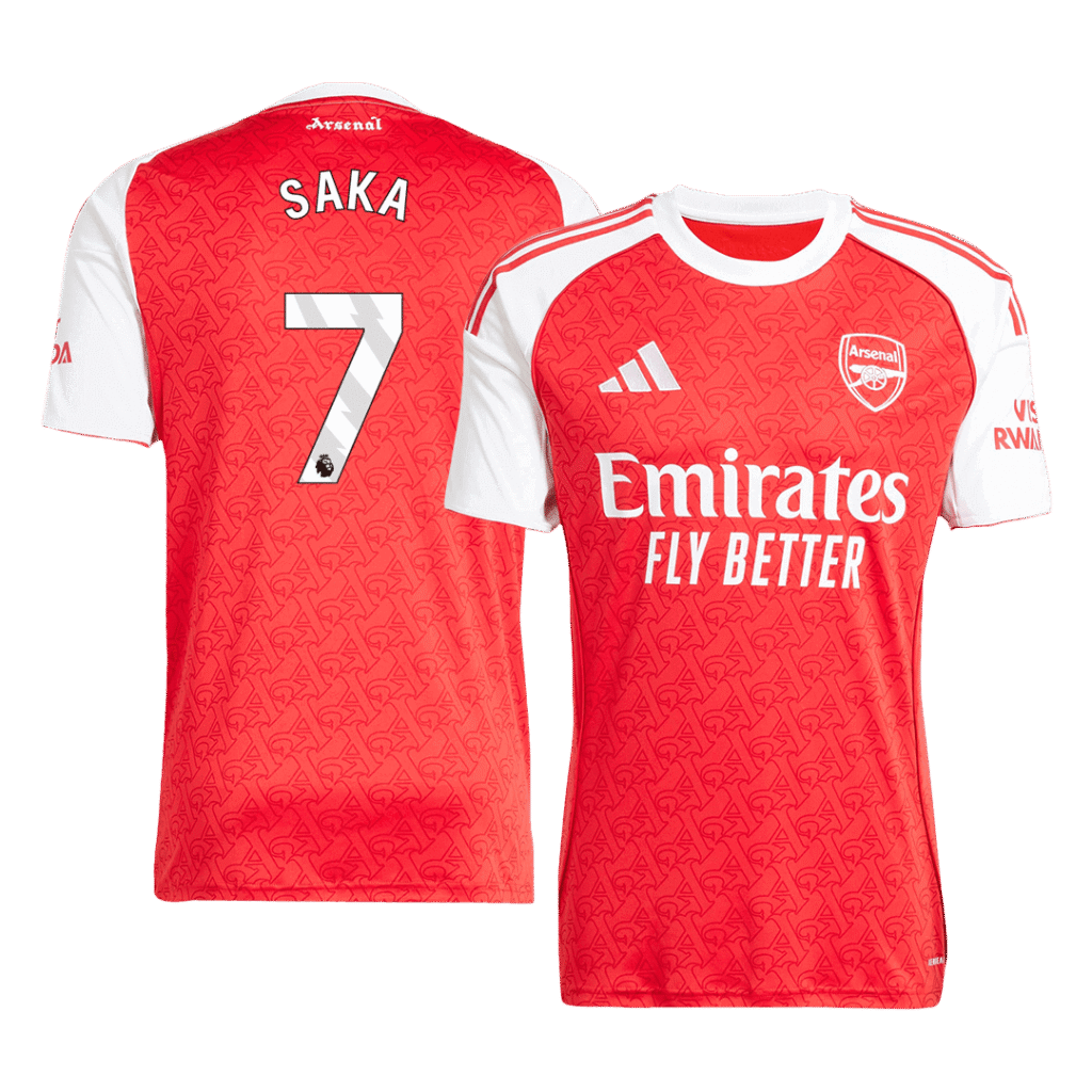 Arsenal SAKA #7 Home Soccer Jersey 2025/26
