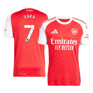 Arsenal SAKA #7 Home Soccer Jersey 2025/26