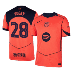 ROONY #28 Barcelona Third Away Soccer Jersey 2025/26