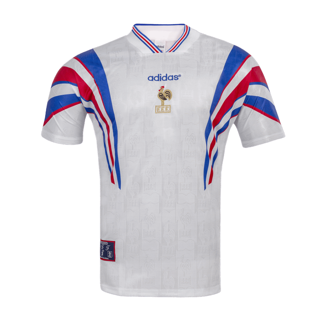 Retro 1996 France Away Soccer Jersey