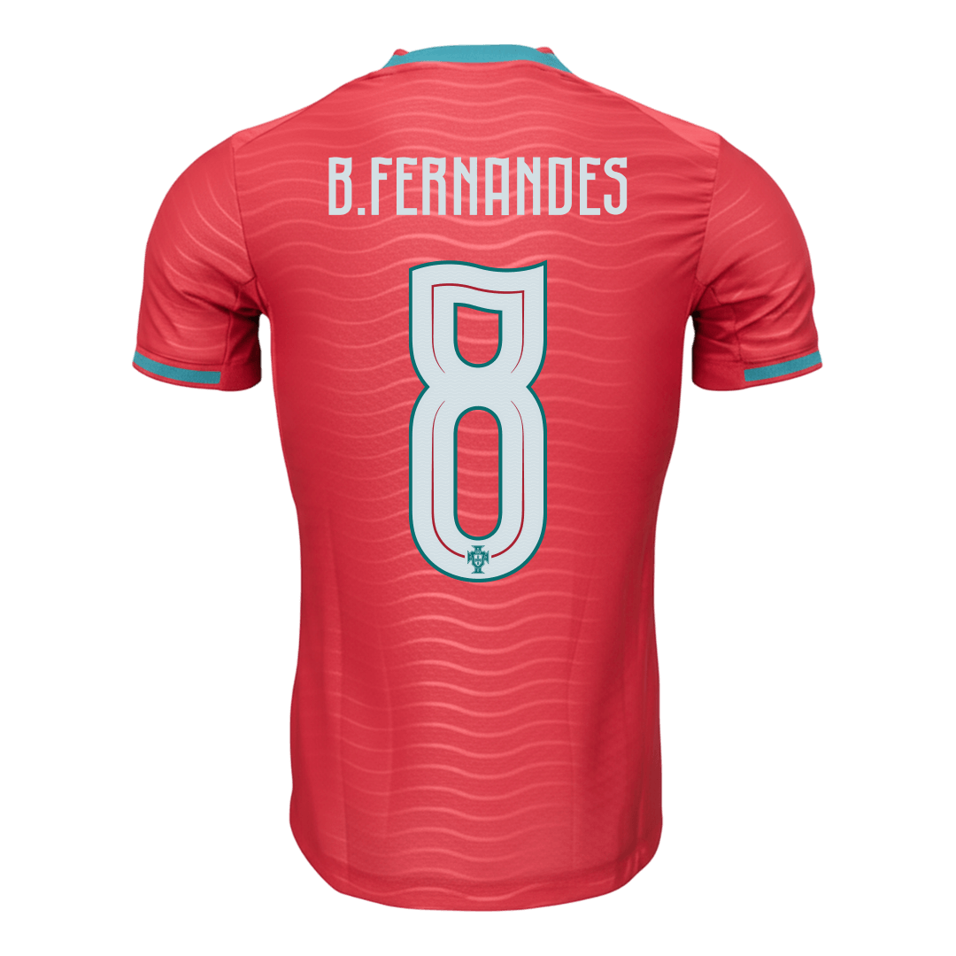 B.FERNANDES#8 Player Version Portugal Home Soccer Jersey World Cup 2026 Red - Image 8