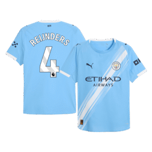 REIJNDERS #4 Manchester City Home Player Version Jersey 2025/26