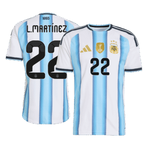 L.MARTÍNEZ #22 Argentina Home Player Version Jersey World Cup 2026
